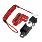 Bloque disque moto + câble de rappel - Vignette | Boutique biker