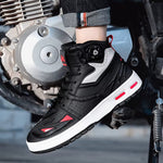 Zapatillas de motociclista - Negras y rojas - Vignette | Boutique biker
