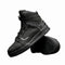basket moto imperméable en cuir pour homme et femme, noire ou marron, avec semelle antidérapante et renfort sélecteur