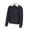 Blouson moto homme en jean denim brut avec protections CE Smoothway® épaules et coudes, doublure Esquad Protex para-aramide, inserts Kevlar, membrane imperméable et col amovible en fausse fourrure pour confort et sécurité.