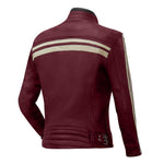 Chaqueta de cuero para motociclista de mujer - Enfield burdeos - Vignette | Boutique biker