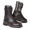 Bottines moto Stylmartin Rocket WP marron cuir vintage imperméables homme femme