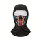 Cagoule moto longue tête de mort clown drapeau américain protection motard