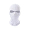 Cagoule moto blanche en polyester respirant pour motard touring