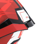 Casco integrale da moto - Thunder grigio opaco/rosso - Vignette | Boutique biker
