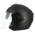 Casco da moto jet nero E-Tech - Vignette | Boutique biker