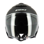 Casco da moto jet nero E-Tech - Vignette | Boutique biker