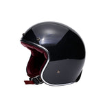 Casco da moto jet - The Classic nero lucido - Vignette | Boutique biker