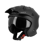 Casque jet moto - Trooper Noir Mat - Vignette | Boutique biker