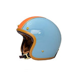 Casque jet moto - The Classic bleu ciel - Vignette | Boutique biker