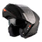 Casque moto MT Genesis modulable noir mat, double écran solaire, homologué pour conduite sécurisée au quotidien