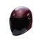 casque intégral bordeaux urbain pour moto femme et homme