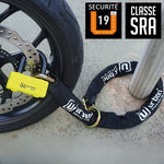 Catena con lucchetto a U SRA Mini da 120 cm - Vignette | Boutique biker