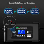 Cargador inteligente para motocicleta 35A 12V 24V - Vignette | Boutique biker