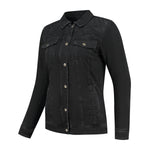 Camiseta de motociclista para mujer - Jack Dolly negra - Vignette | Boutique biker
