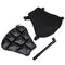 Coussin de selle moto gonflable anti-vibrations avec housse et pompe manuelle