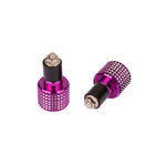 Embouts de guidon - 17mm anodisés violet - Vignette | Boutique biker