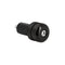 Embouts de guidon moto molette noir anodisé Ø17 aluminium