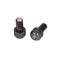 Embouts de guidon molette look carbone Ø17 pour moto