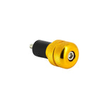 Terminali manubrio - 17 mm anodizzati oro - Vignette | Boutique biker