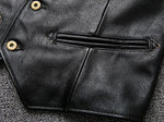 Gilet da motociclista in pelle - Vecchio vintage - Vignette | Boutique biker