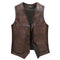 Gilet-biker-en-cuir-marron-vintage