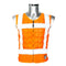 Gilet rafraîchissant orange haute visibilité pour travail en chaleur extrême fluo