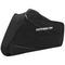 Housse protection moto scooter HEROBIKER noire étanche anti-UV, œillet, bande réfléchissante.
