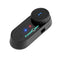 Intercom moto Freedcom Bluetooth noir, étanche, portée 1000 mètres, jusqu’à 3 motards connectés, son HD et réduction de bruit