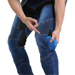 Pantalones vaqueros de moto reforzados con Kevlar - Azul - Vignette | Boutique biker