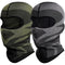 Lot de 2 cagoules moto vert et gris, tissu respirant et extensible, coupe-vent et anti-transpiration, offrant confort et protection optimale contre le froid et le vent, unisexe et compatible casque