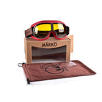 Occhiali da moto - MARKO B3 Replica bordeaux - Vignette | Boutique biker