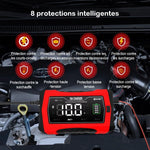 Chargeur de batterie moto 10A 12V-24V - Vignette | Boutique biker
