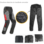 Pantaloni da moto neri per estate/inverno - Vignette | Boutique biker