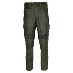 Pantaloni da motociclista in pelle da uomo - Vignette | Boutique biker