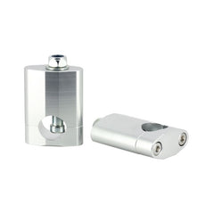 Pontet de guidon moto - Argenté 28.6mm