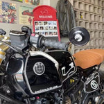 Rétroviseurs moto embout guidon rond - Vignette | Boutique biker