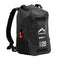 Sac à dos moto X-PLOR 20L noir, design fibre carbone, coque semi-rigide.