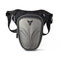 sacoche de jambe moto grise unisexe en tissu Oxford, PU et EVA étanche, coque rigide, sangles réglables, fermeture zippée