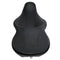 Selle moto noire grand confort pour Harley Davidson, assise large et rembourrée pour longues distances
