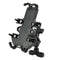 Support téléphone moto Myra fixation guidon universelle et résistante pour smartphone
