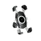 Support téléphone moto Mobase avec chargeur induction ou USB, fixation guidon, rotation 360°, compatible iPhone et Android