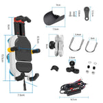 Supporto per telefono da moto con cover protettiva - Vignette | Boutique biker