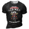 T-shirt-moto-never-underestiman-old-man-noir