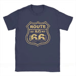 T-shirt moto - Route 66 SG bleu - Vignette | Boutique biker