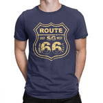 T-shirt moto - Route 66 SG bleu - Vignette | Boutique biker