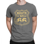 Maglietta da motociclista - Route 66 SG grigia - Vignette | Boutique biker