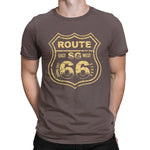T-shirt moto - Route 66 SG marron - Vignette | Boutique biker