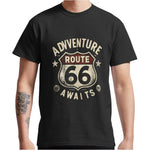 T-shirt moto - Route 66 Adventure - Vignette | Boutique biker