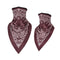 Tour de cou moto bandanas bordeaux coupe-vent respirant lot de 2